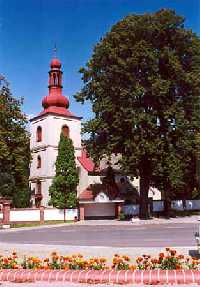 enlarge picture: St. Jacob's church * Krkonose Mountains (Giant Mts)