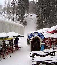 enlarge picture: Lower station of the lift Medvedin * Krkonose Mountains (Giant Mts)