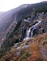 enlarge picture: Pancava waterfall * Krkonose Mountains (Giant Mts)